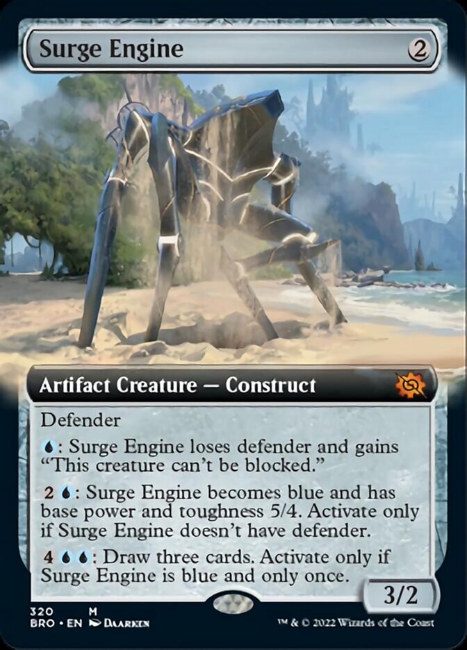 Surge Engine (Extended Art) [The Brothers' War] [Foil]