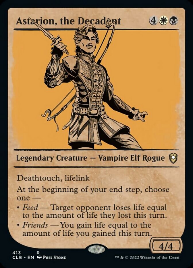 Astarion, the Decadent (Showcase) [Commander Legends: Battle for Baldur's Gate] [Foil]