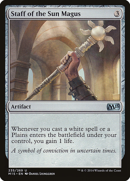 Staff of the Sun Magus [Core Set 2015]