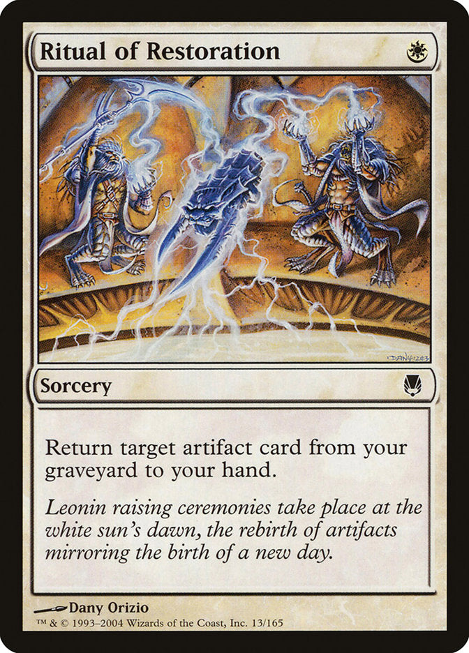 Ritual of Restoration [Darksteel] [Foil]
