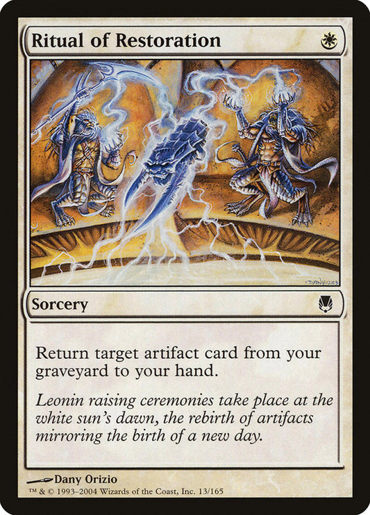 Ritual of Restoration [Darksteel] [Foil]