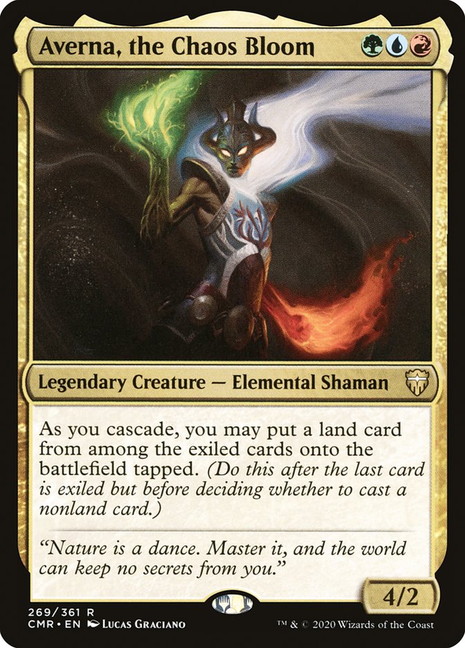 Averna, the Chaos Bloom [Commander Legends] [Foil]