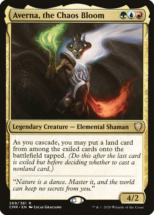 Averna, the Chaos Bloom [Commander Legends] [Foil]