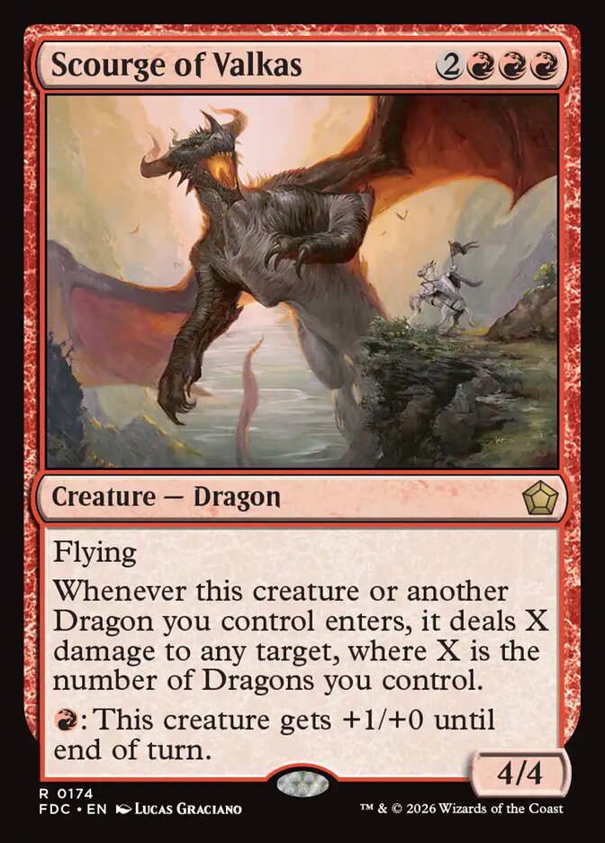Scourge of Valkas [Foundations Commander]
