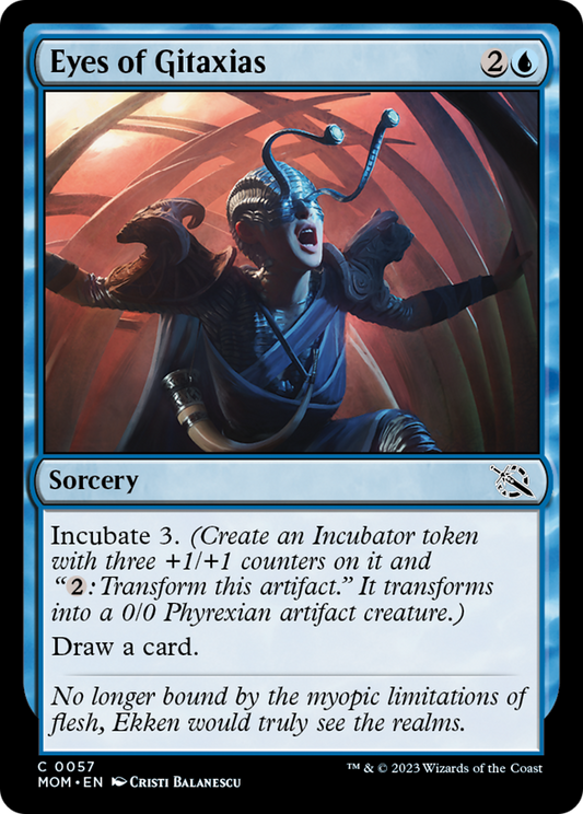 Eyes of Gitaxias [March of the Machine] [Foil]