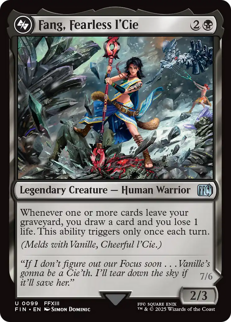 Fang, Fearless l'Cie [FINAL FANTASY] [Foil]