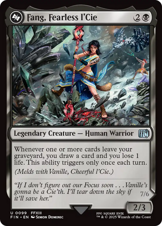 Fang, Fearless l'Cie [FINAL FANTASY] [Foil]