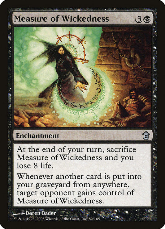 Measure of Wickedness [Saviors of Kamigawa] [Foil]