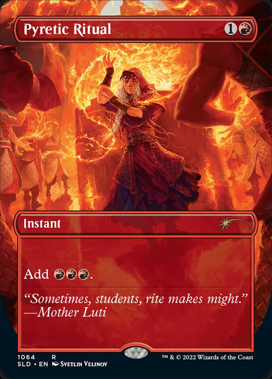 Pyretic Ritual (Borderless) [Secret Lair Drop Series] [Foil]