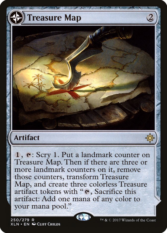 Treasure Map // Treasure Cove [Ixalan] [Foil]