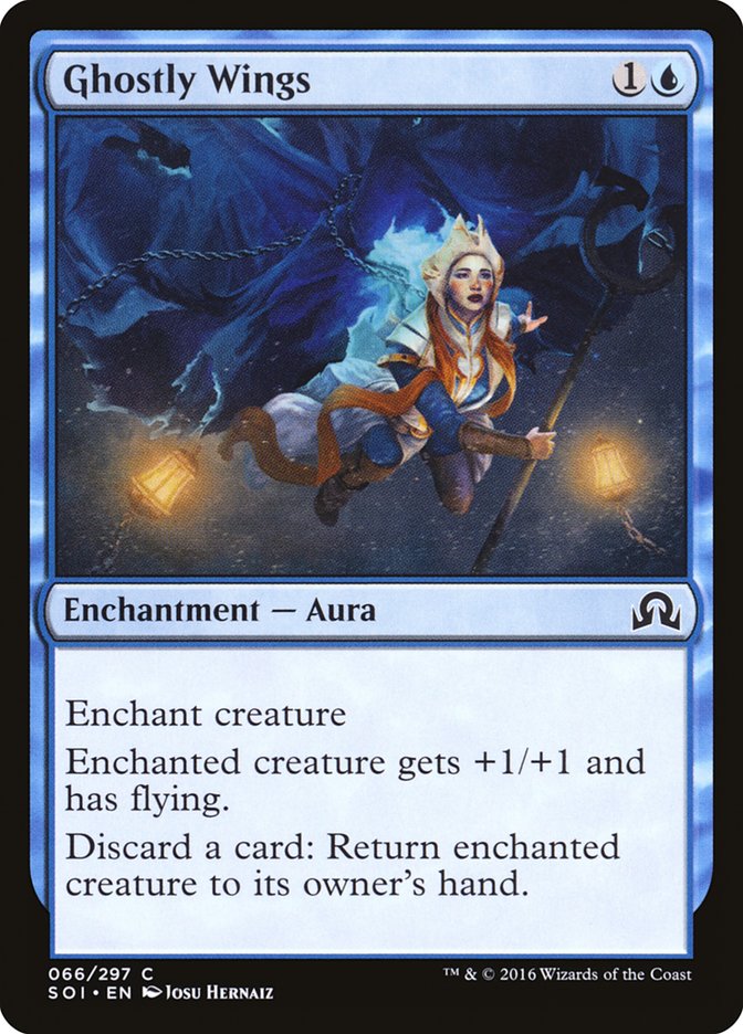 Ghostly Wings [Shadows over Innistrad] [Foil]