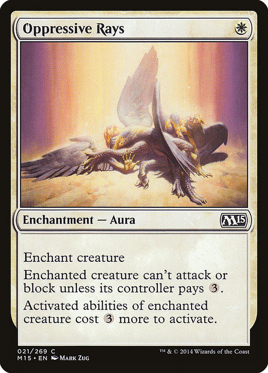 Oppressive Rays [Core Set 2015] [Foil]