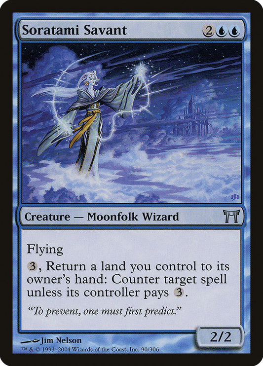 Soratami Savant [Champions of Kamigawa] [Foil]