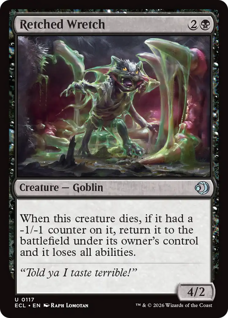 Retched Wretch [Lorwyn Eclipsed] [Foil]