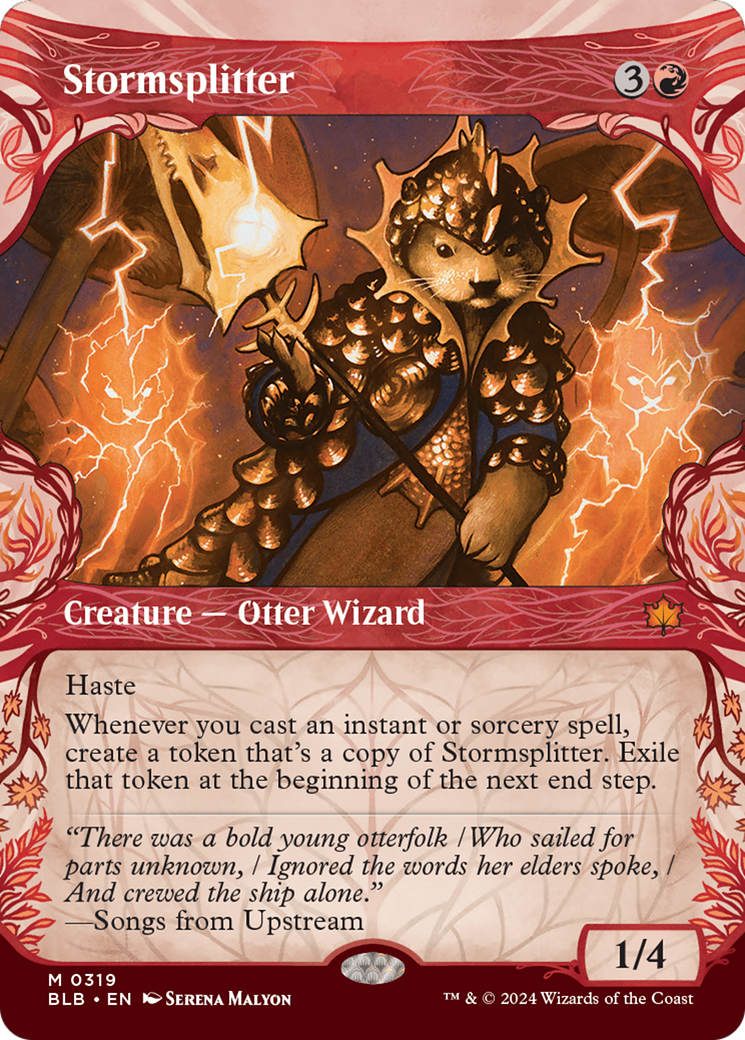 Stormsplitter (Showcase) [Bloomburrow] [Foil]