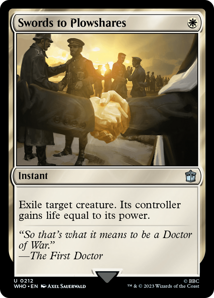 Swords to Plowshares [Doctor Who] [Foil]