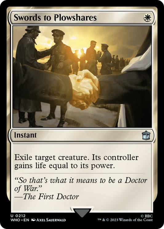 Swords to Plowshares [Doctor Who] [Foil]