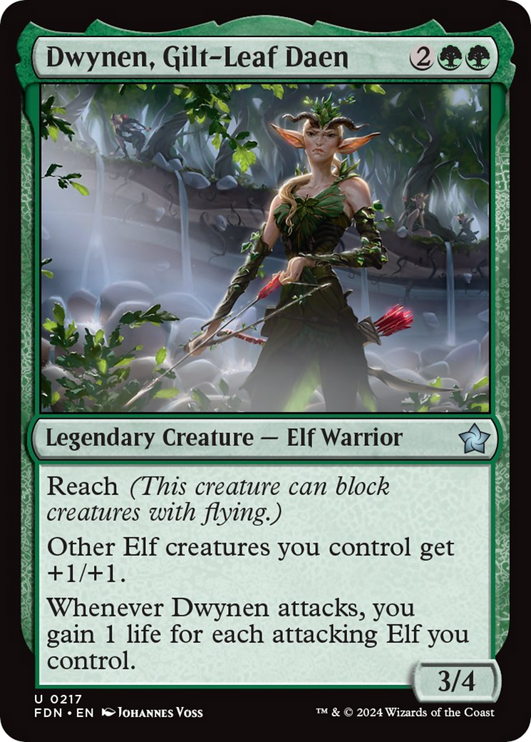 Dwynen, Gilt-Leaf Daen [Foundations] [Foil]