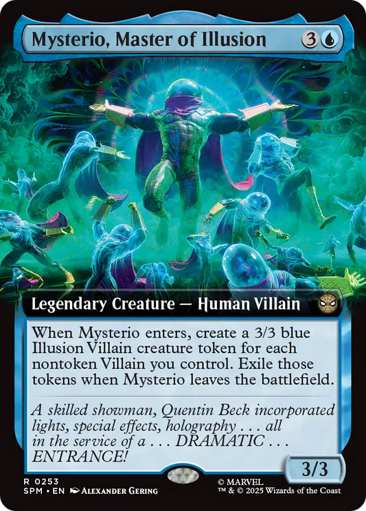 Mysterio, Master of Illusion (Extended Card) [Marvel's Spider-Man] [Foil]