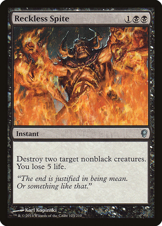 Reckless Spite [Conspiracy] [Foil]