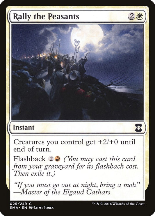 Rally the Peasants [Eternal Masters] [Foil]