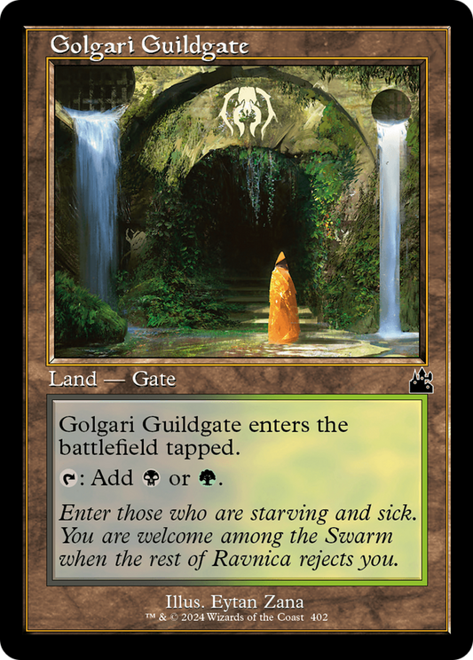 Golgari Guildgate (Retro Frame) [Ravnica Remastered] [Foil]