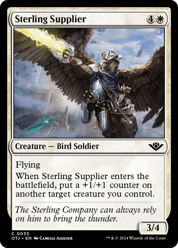 Sterling Supplier [Outlaws of Thunder Junction] [Foil]