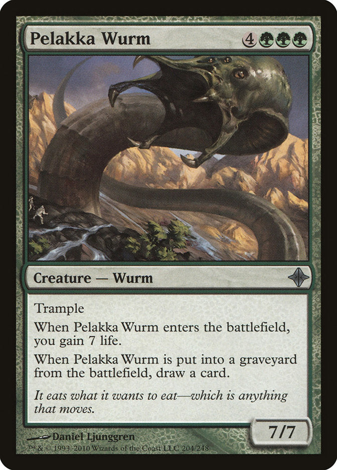 Pelakka Wurm [Rise of the Eldrazi] [Foil]