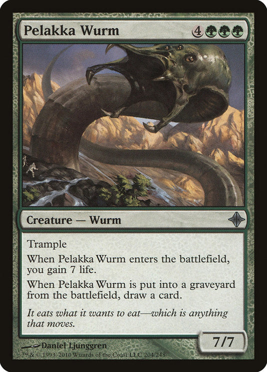 Pelakka Wurm [Rise of the Eldrazi] [Foil]
