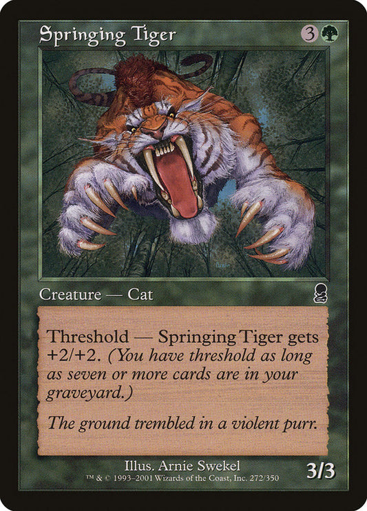Springing Tiger [Odyssey] [Foil]