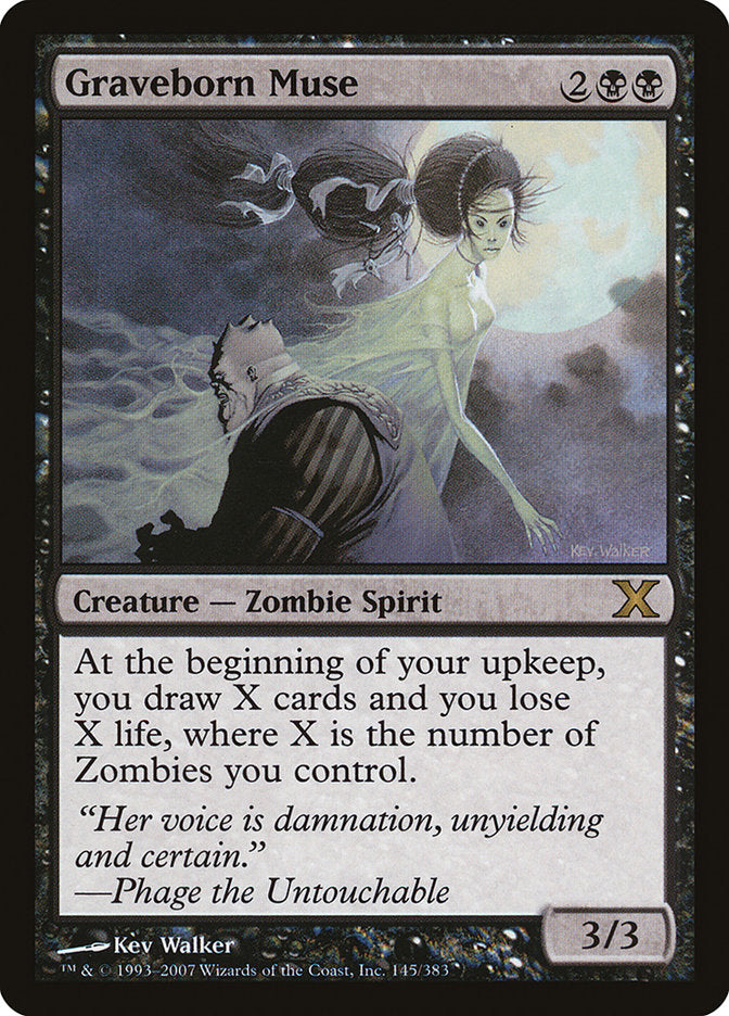 Graveborn Muse [Tenth Edition] [Foil]