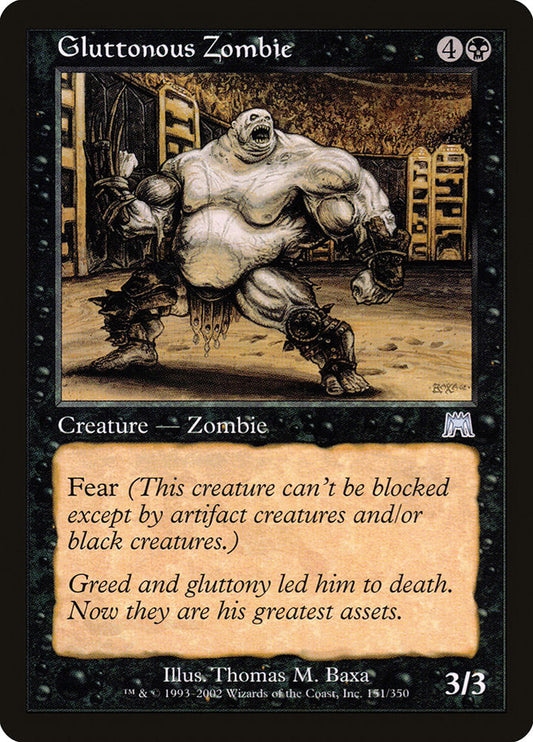 Gluttonous Zombie [Onslaught] [Foil]