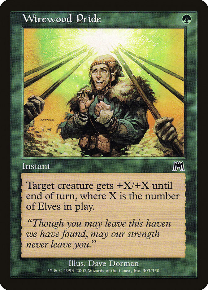 Wirewood Pride [Onslaught] [Foil]