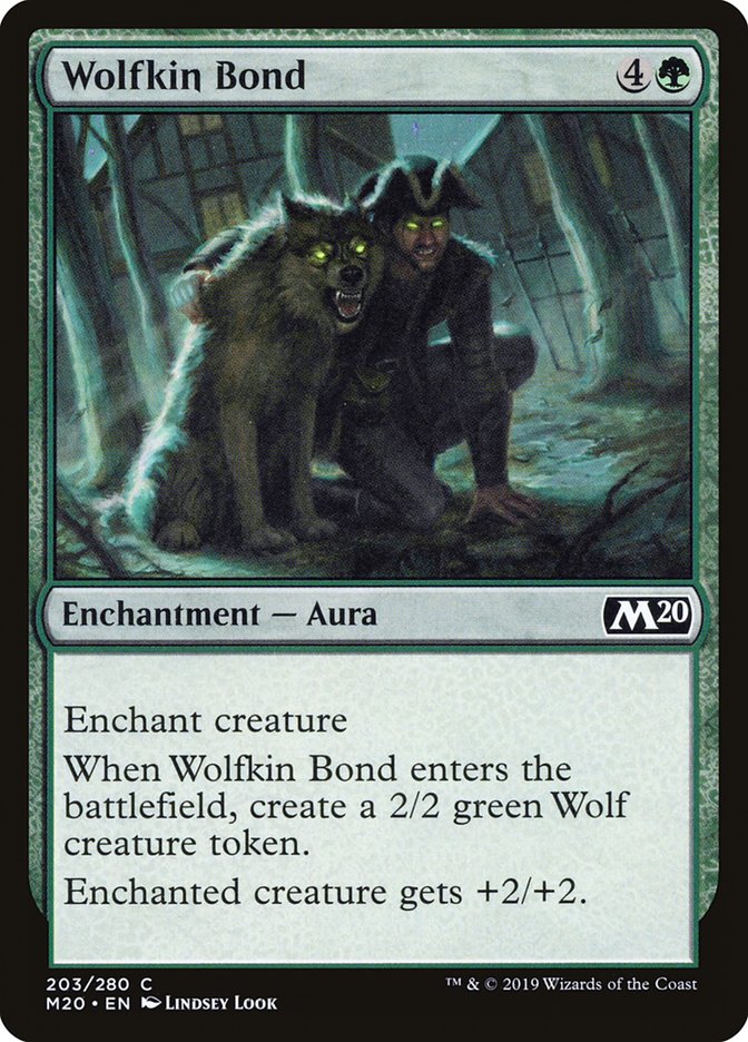 Wolfkin Bond [Core Set 2020] [Foil]