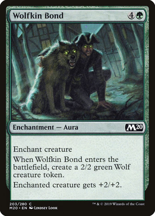 Wolfkin Bond [Core Set 2020] [Foil]