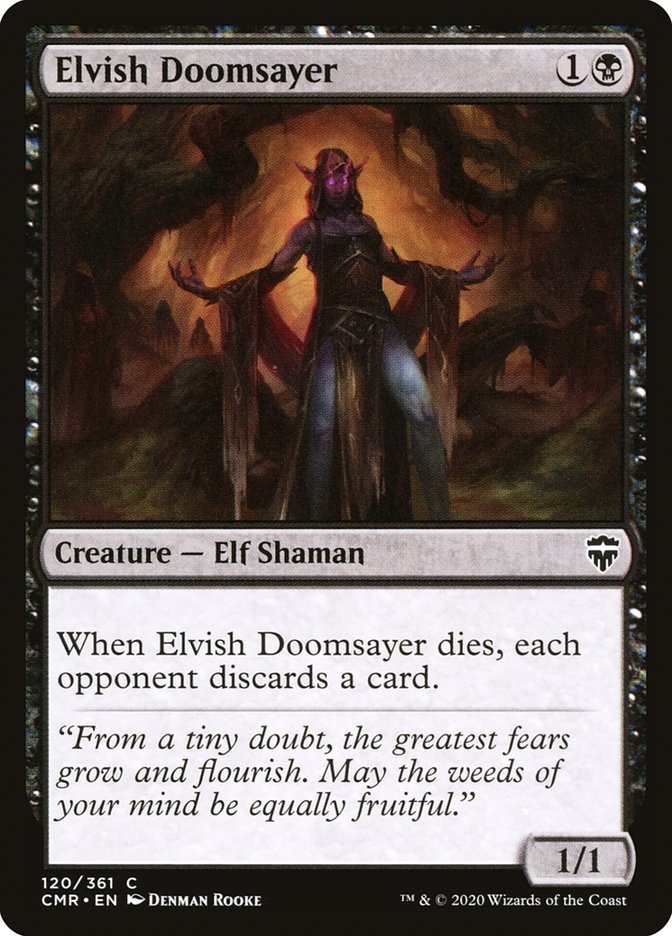 Elvish Doomsayer [Commander Legends] [Foil]