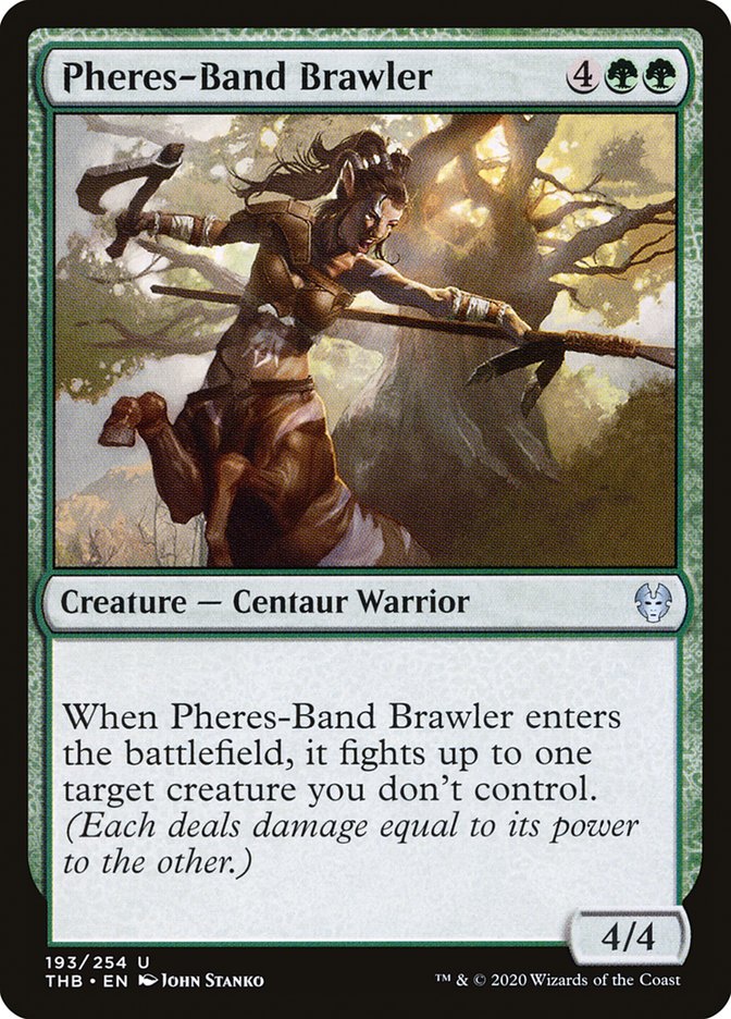 Pheres-Band Brawler [Theros Beyond Death] [Foil]