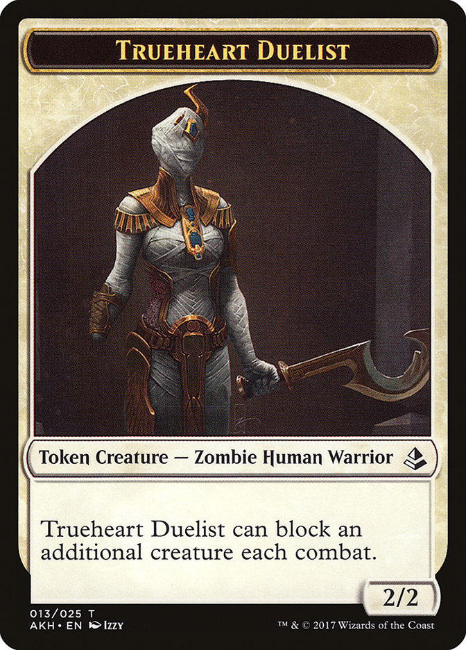 Trueheart Duelist Token [Amonkhet Tokens] [Foil]