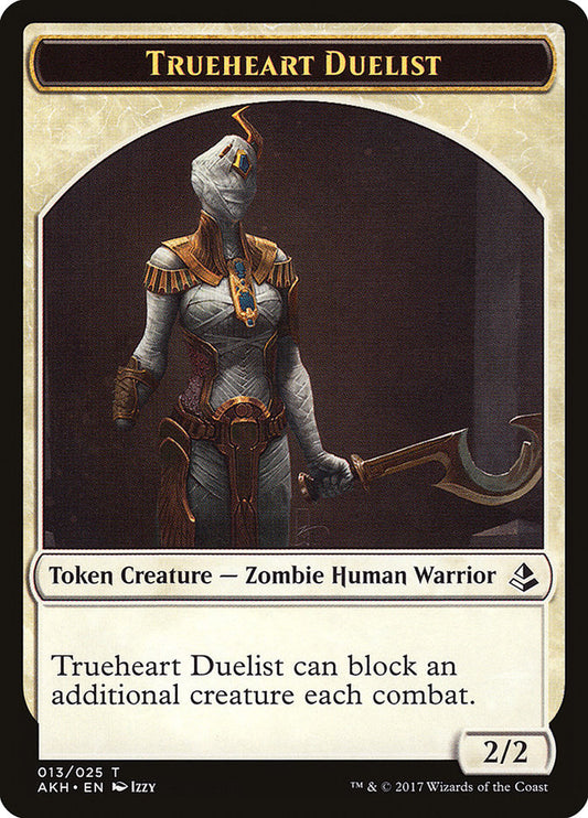 Trueheart Duelist Token [Amonkhet Tokens] [Foil]
