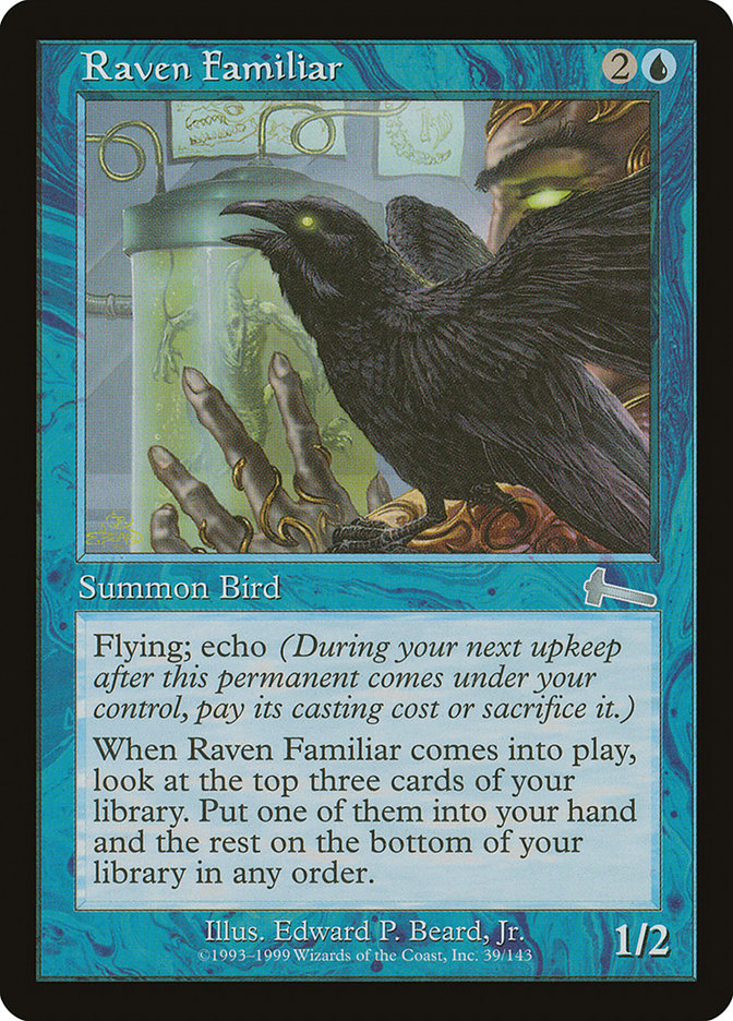 Raven Familiar [Urza's Legacy] [Foil]