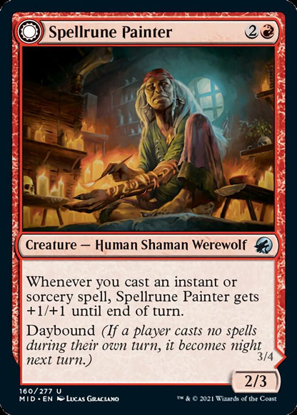 Spellrune Painter // Spellrune Howler [Innistrad: Midnight Hunt] [Foil]