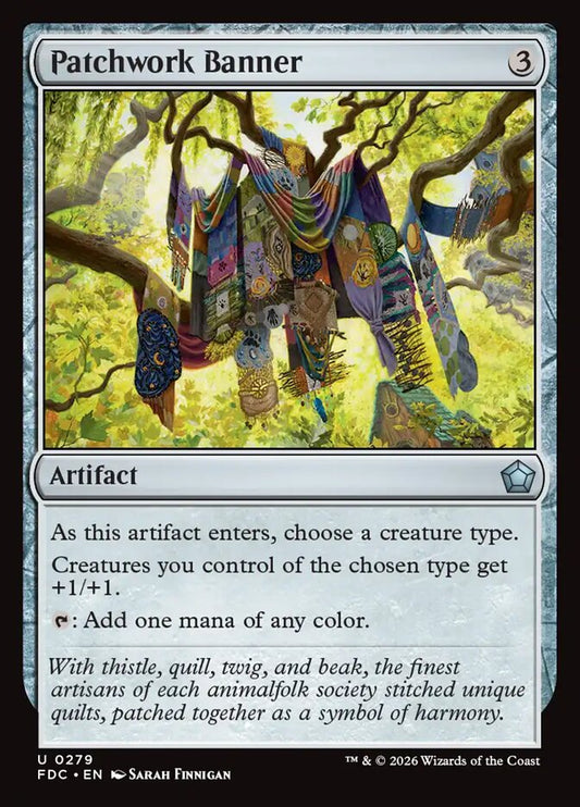 Patchwork Banner [Foundations Commander]
