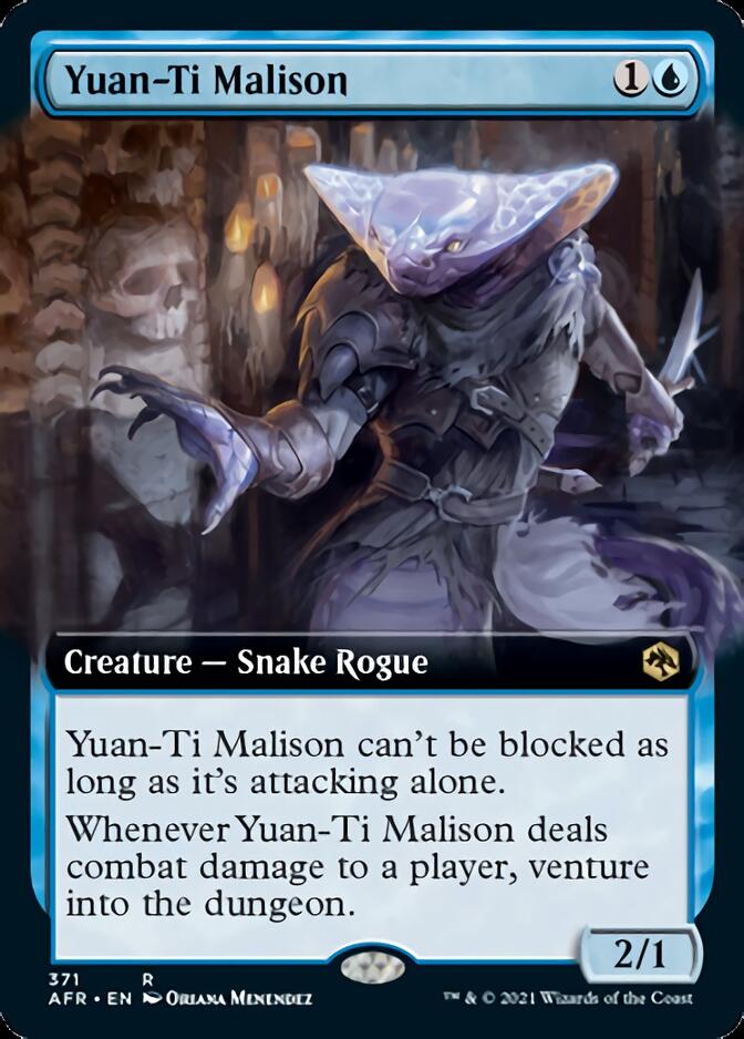 Yuan-Ti Malison (Extended Art) [Dungeons & Dragons: Adventures in the Forgotten Realms] [Foil]