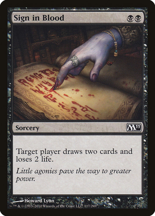 Sign in Blood [Core Set 2011]