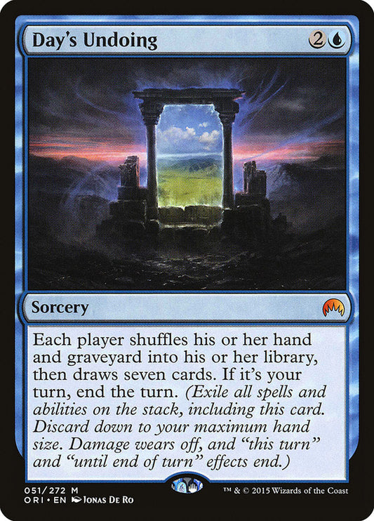 Day's Undoing [Magic Origins] [Foil]
