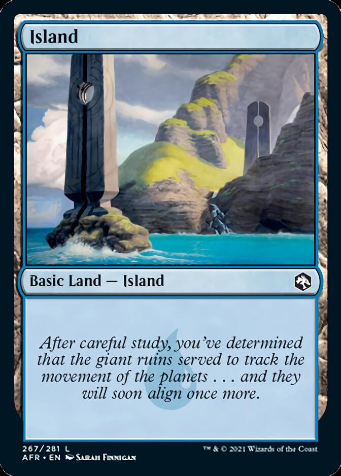 Island (267) [Dungeons & Dragons: Adventures in the Forgotten Realms] [Foil]