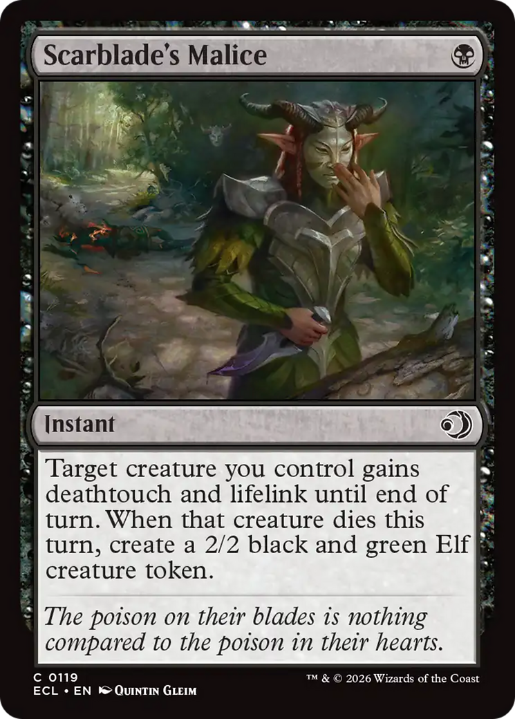 Scarblade's Malice [Lorwyn Eclipsed]