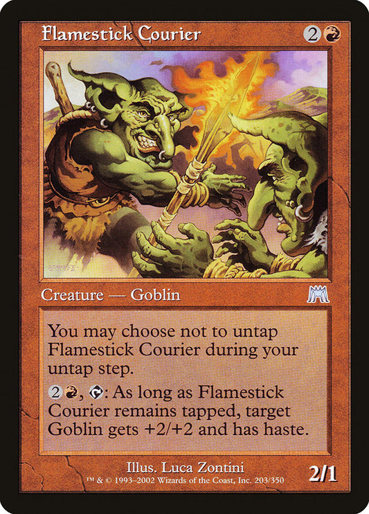 Flamestick Courier [Onslaught] [Foil]