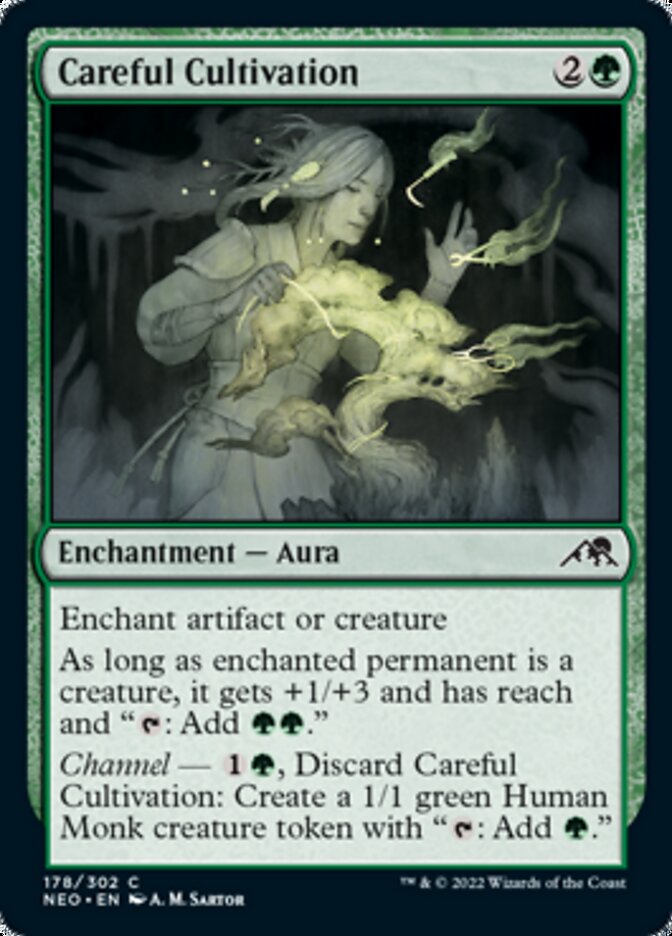 Careful Cultivation [Kamigawa: Neon Dynasty] [Foil]