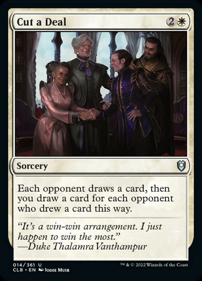 Cut a Deal [Commander Legends: Battle for Baldur's Gate] [Foil]